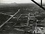 1961. La ZIP in costruzione. In alto i Colli, a sinistra il Canale S.Gregorio, proveniente da Voltabarozzo, confluisce nel Piovego.